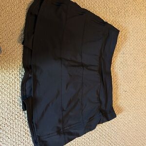Lululemon black pace rival skirt 8 tall like new